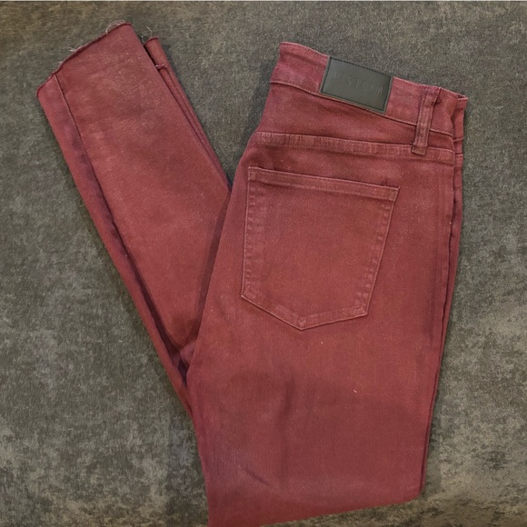 Pistola Burgundy Skinny Jeans - Picture 3 of 3
